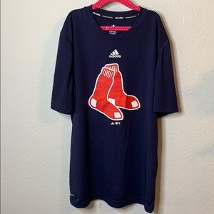 Boys’ Adidas Boston Red Sox Climalite Tee Shirt